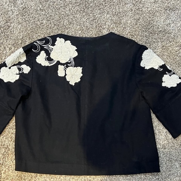 BEAUTIFUL CHICOS BLACK EMBROIDERED AND BEADED JACKET - Picture 3 of 4